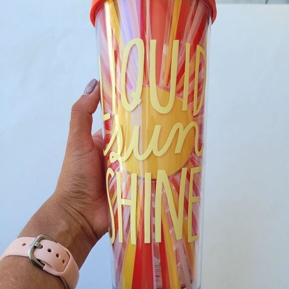 Starbucks Rare Liquid Sunshine cold cup 24oz tumbler - Picture 2 of 5